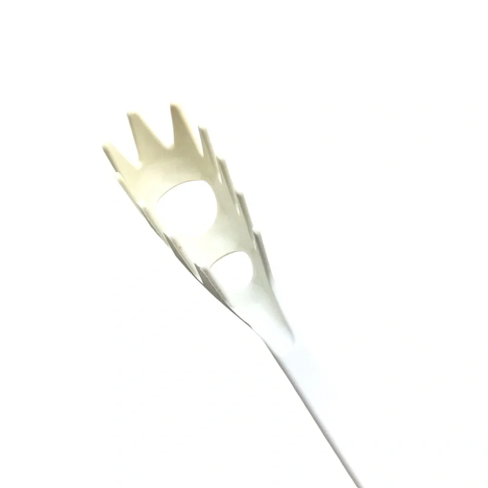 Vintage Tailor Made #3 Spaghetti Pasta Fork White 11” Serving Utensil